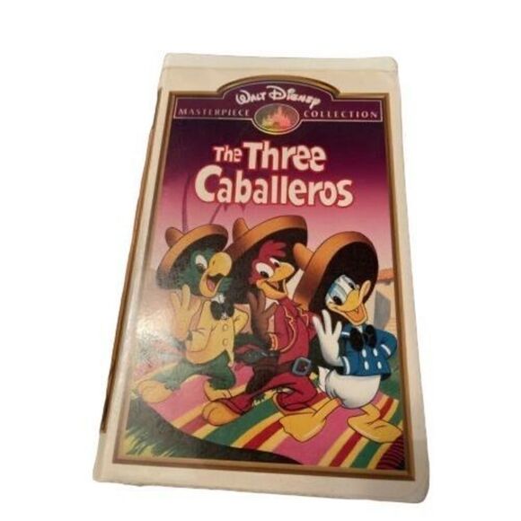 The Three Caballeros - (VHS, Clamshell Case) Walt Disney Masterpiece Collection - Picture 1 of 10